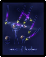 Celestial Stick People by Brian Crick